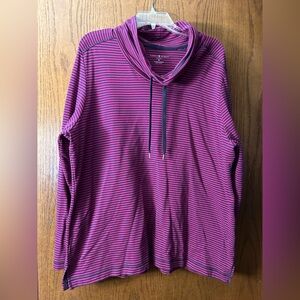 Karen Scott Sport Women's Knit Top Sweatshirt XL Very Cute